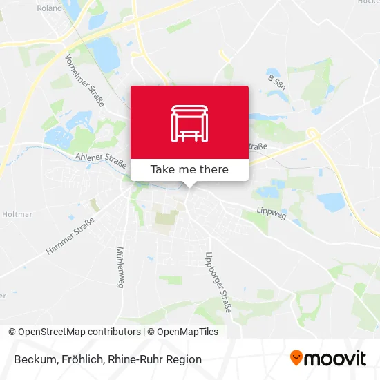 Карта Beckum, Fröhlich