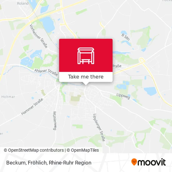 Карта Beckum, Fröhlich