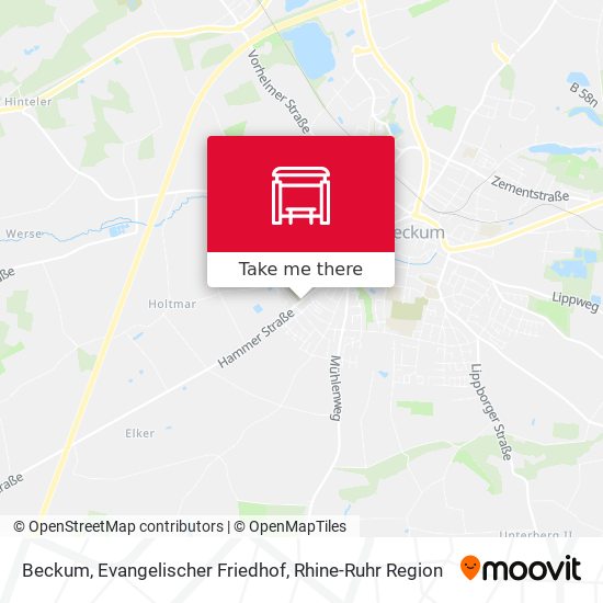 Beckum, Evangelischer Friedhof map