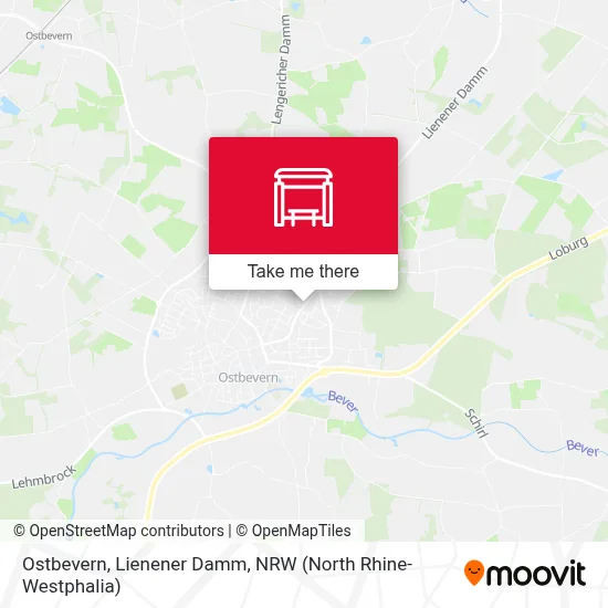 Ostbevern, Lienener Damm map