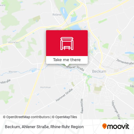 Beckum, Ahlener Straße map