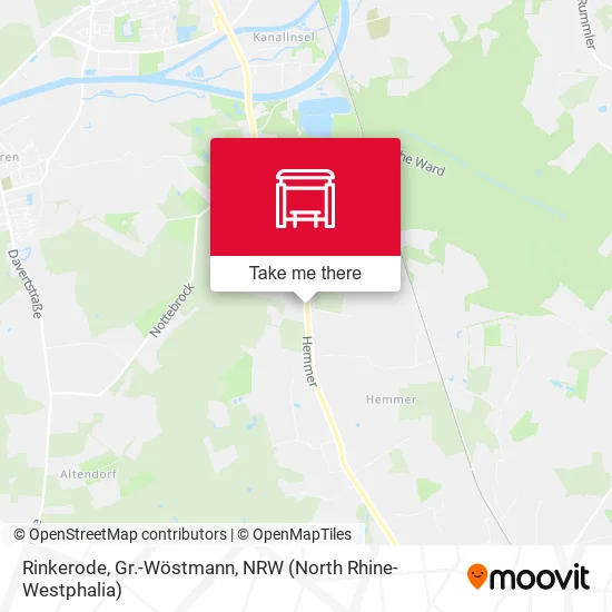 Карта Rinkerode, Gr.-Wöstmann