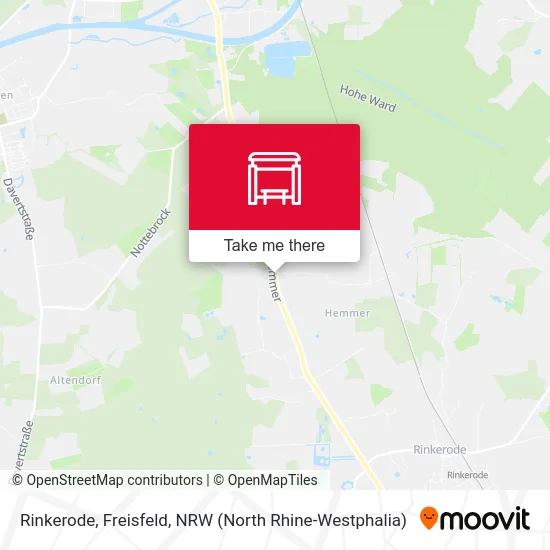 Карта Rinkerode, Freisfeld