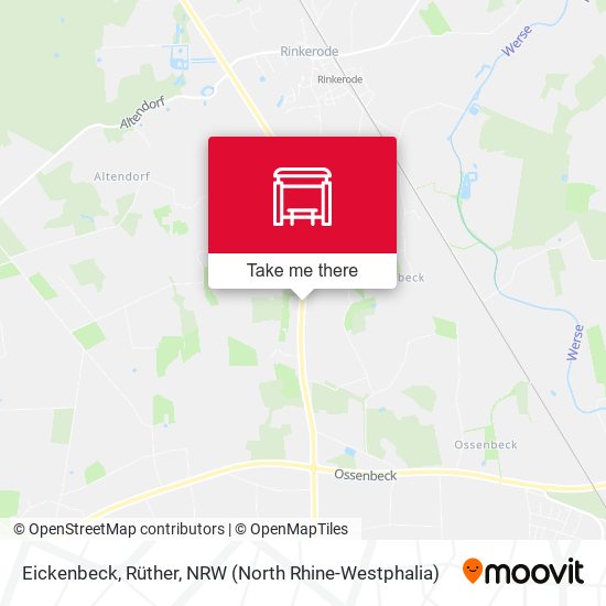 Eickenbeck, Rüther map