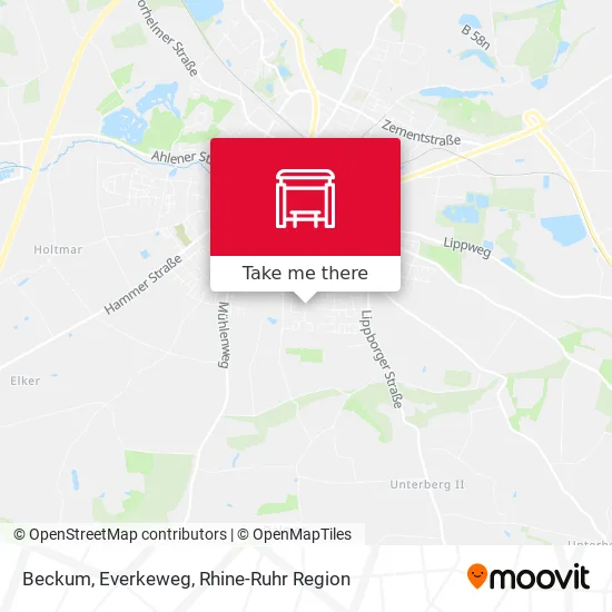 Карта Beckum, Everkeweg