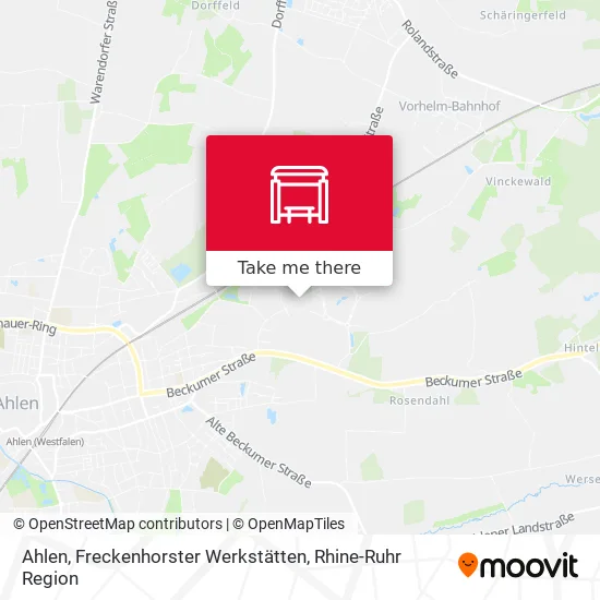 Карта Ahlen, Freckenhorster Werkstätten