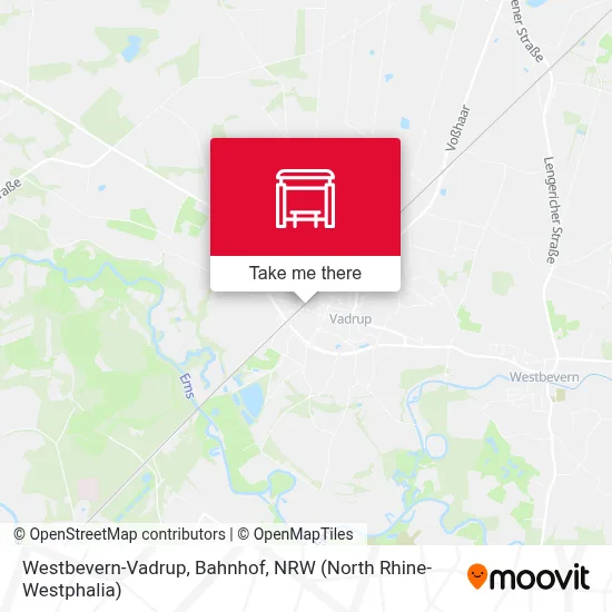 Westbevern-Vadrup, Bahnhof map