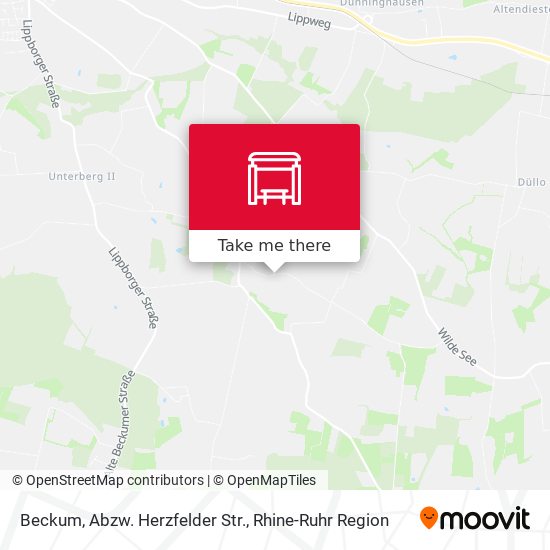 Beckum, Abzw. Herzfelder Str. map