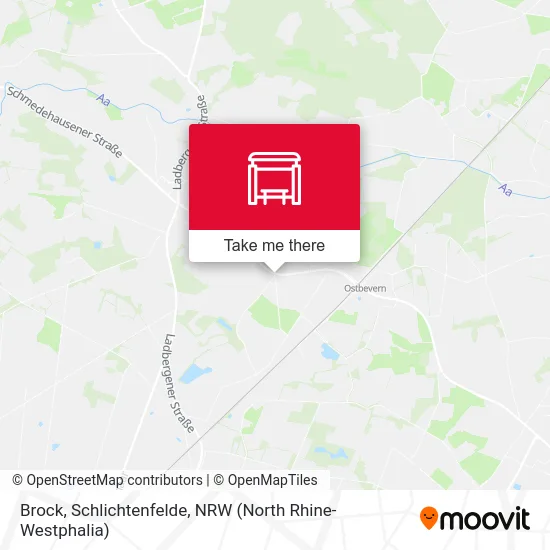 Brock, Schlichtenfelde map