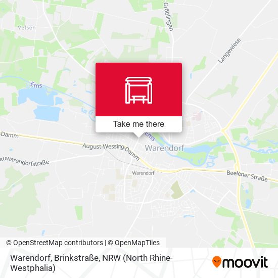 Warendorf, Brinkstraße map