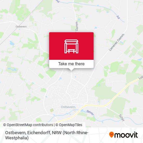 Ostbevern, Eichendorff map