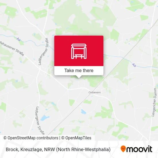 Brock, Kreuzlage map