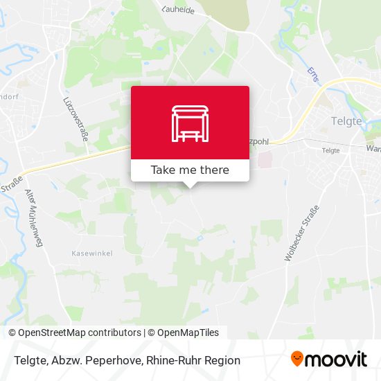 Telgte, Abzw. Peperhove map