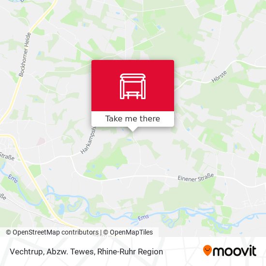 Карта Vechtrup, Abzw. Tewes