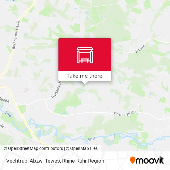 Карта Vechtrup, Abzw. Tewes