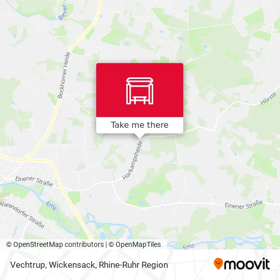 Карта Vechtrup, Wickensack