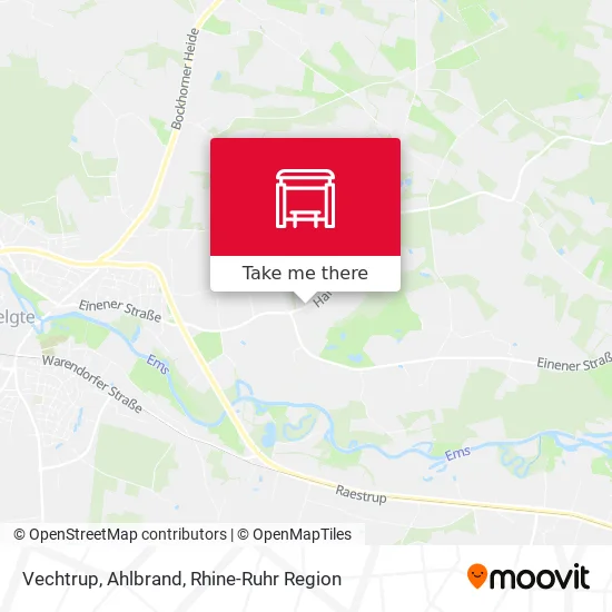 Карта Vechtrup, Ahlbrand