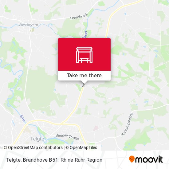 Telgte, Brandhove B51 map