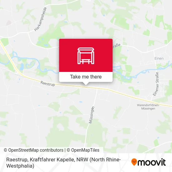 Raestrup, Kraftfahrer Kapelle map