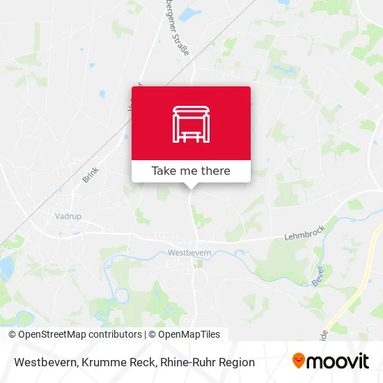 Карта Westbevern, Krumme Reck