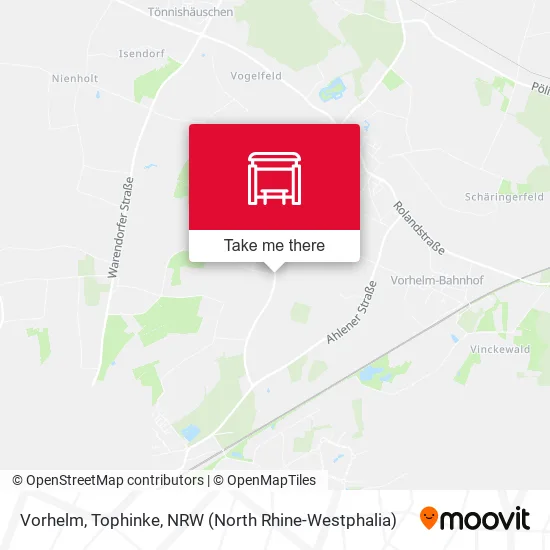 Карта Vorhelm, Tophinke