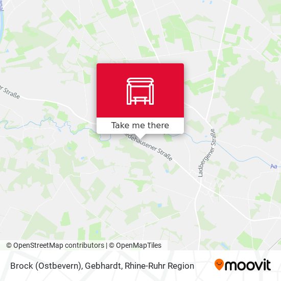 Brock (Ostbevern), Gebhardt map