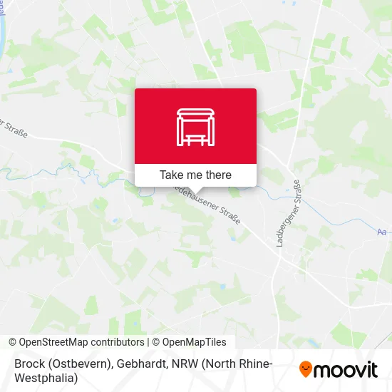 Brock (Ostbevern), Gebhardt map