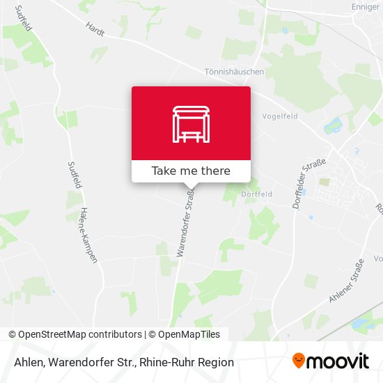 Ahlen, Warendorfer Str. map