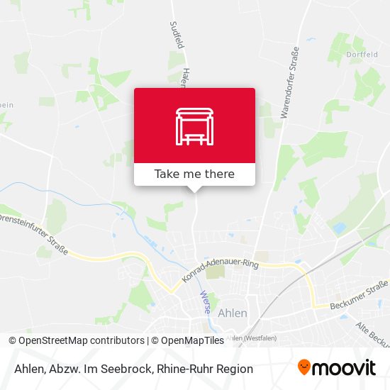 Ahlen, Abzw. Im Seebrock map