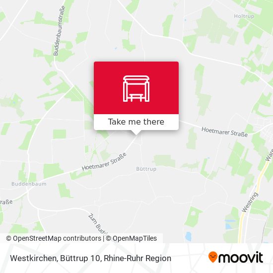 Westkirchen, Büttrup 10 map