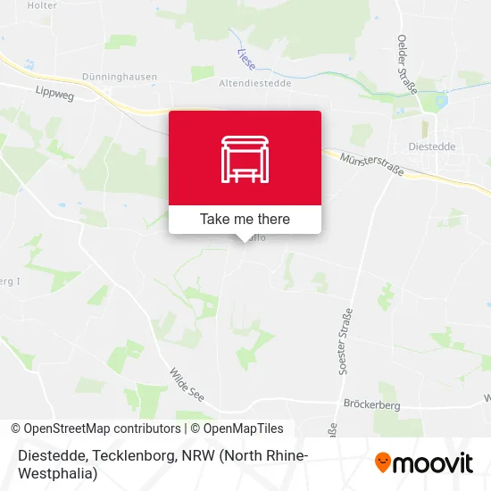 Diestedde, Tecklenborg map