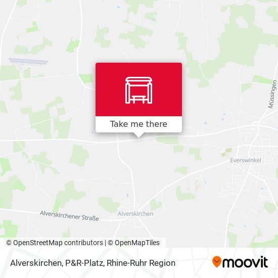 Alverskirchen, P&R-Platz map