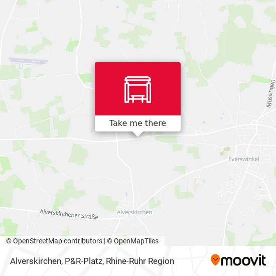 Карта Alverskirchen, P&R-Platz