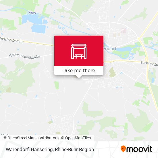 Карта Warendorf, Hansering