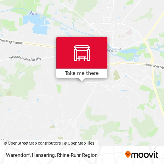 Карта Warendorf, Hansering