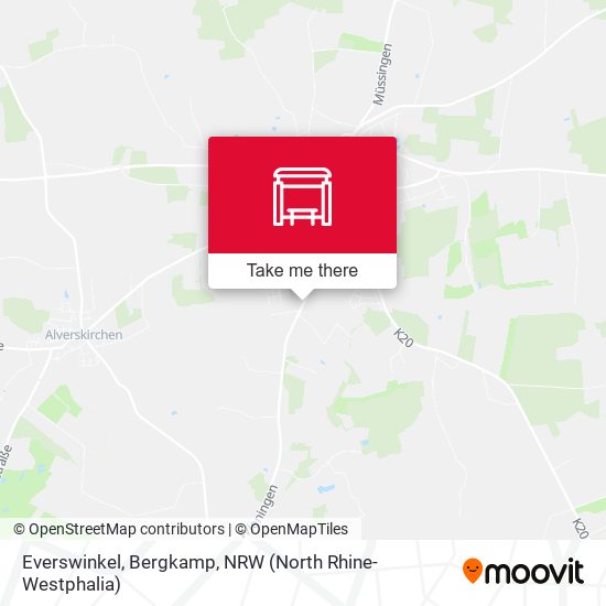 Карта Everswinkel, Bergkamp