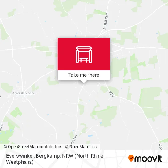Карта Everswinkel, Bergkamp