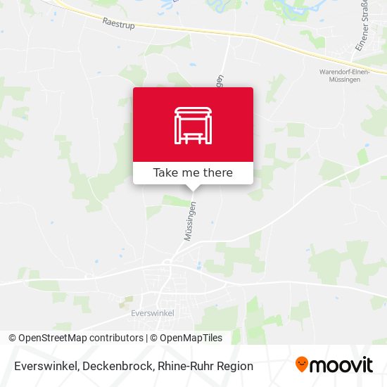 Everswinkel, Deckenbrock map