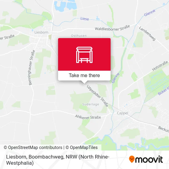Liesborn, Boombachweg map