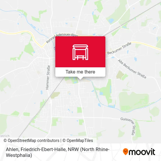 Ahlen, Friedrich-Ebert-Halle map