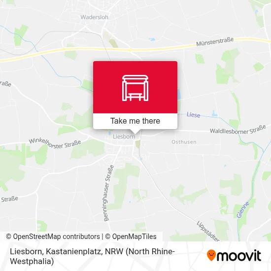 Liesborn, Kastanienplatz map