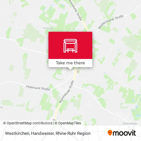 Карта Westkirchen, Handweiser