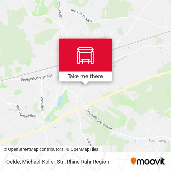 Oelde, Michael-Keller-Str. map