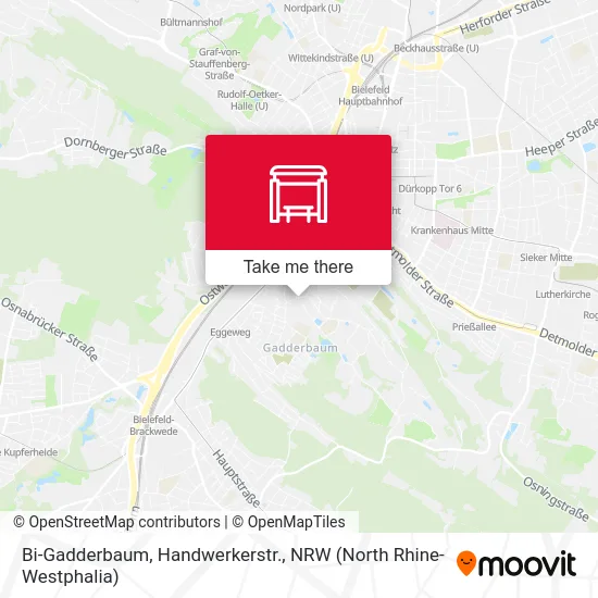 Bi-Gadderbaum, Handwerkerstr. map