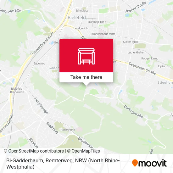 Bi-Gadderbaum, Remterweg map
