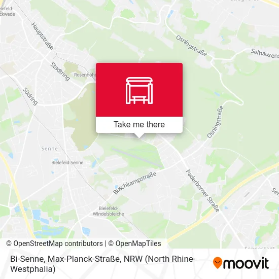Bi-Senne, Max-Planck-Straße map