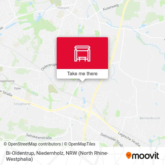Bi-Oldentrup, Niedernholz map
