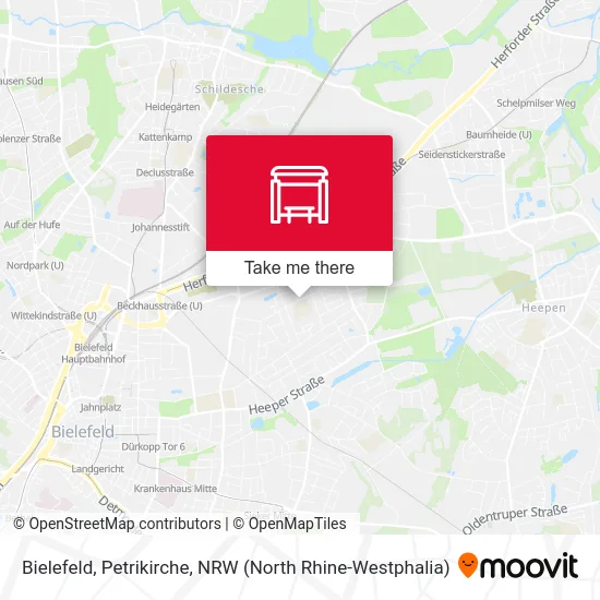 Bielefeld, Petrikirche map