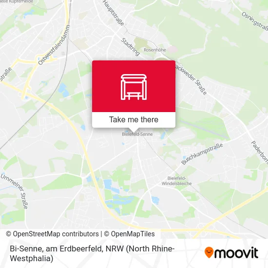 Bi-Senne, am Erdbeerfeld map