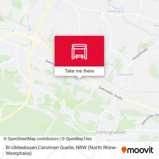 Bi-Ubbedissen,Carolinen Quelle map